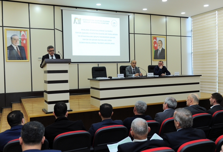 Əhalinin siyahıyaalınmasına hazırlıqla bağlı təlimlər keçirilib