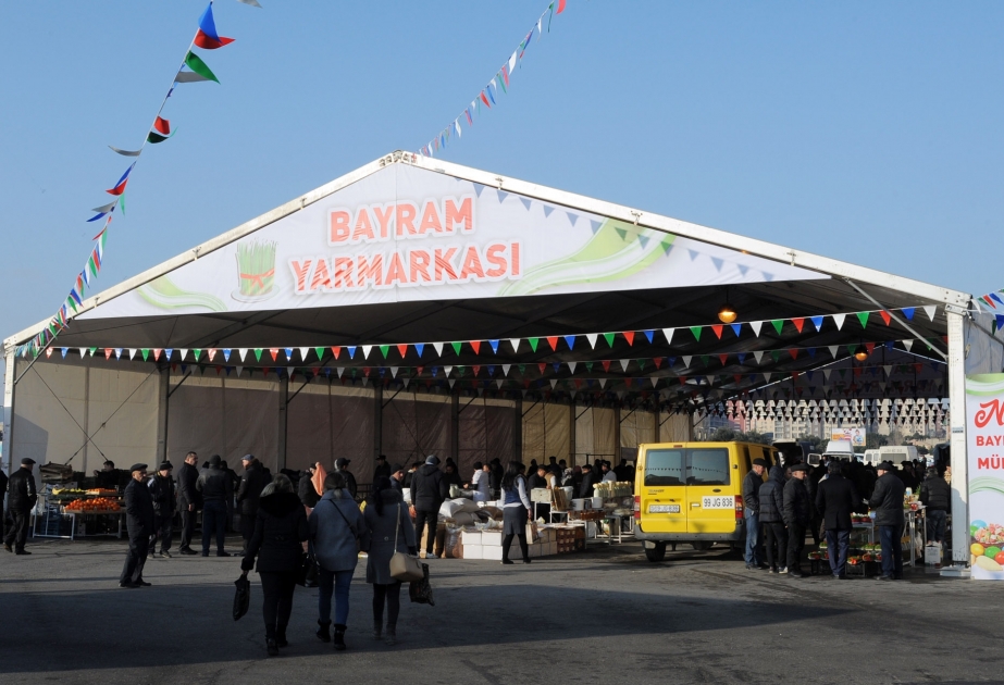 Novruz bayramı ilə əlaqədar Nərimanov rayonunda kənd təsərrüfatı məhsullarının satış yarmarkaları təşkil edilib