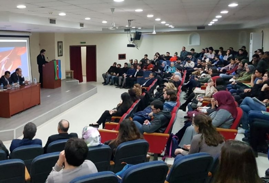 Türkiyənin Mərmərə Universitetində Xocalı soyqırımı qurbanlarının xatirəsi anılıb