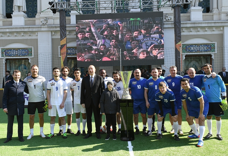 Ilham Aliyev presenció el encuentro "Bakú 2019: Final de Estrellas"
