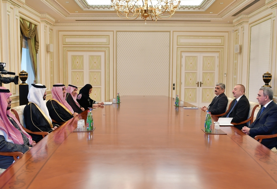 President Ilham Aliyev received Saudi Arabian delegation VIDEO