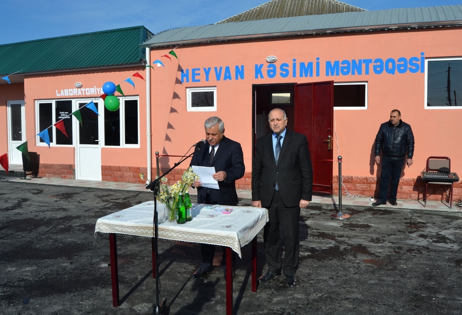 Zərdabda heyvan kəsimi məntəqəsi istifadəyə verilib