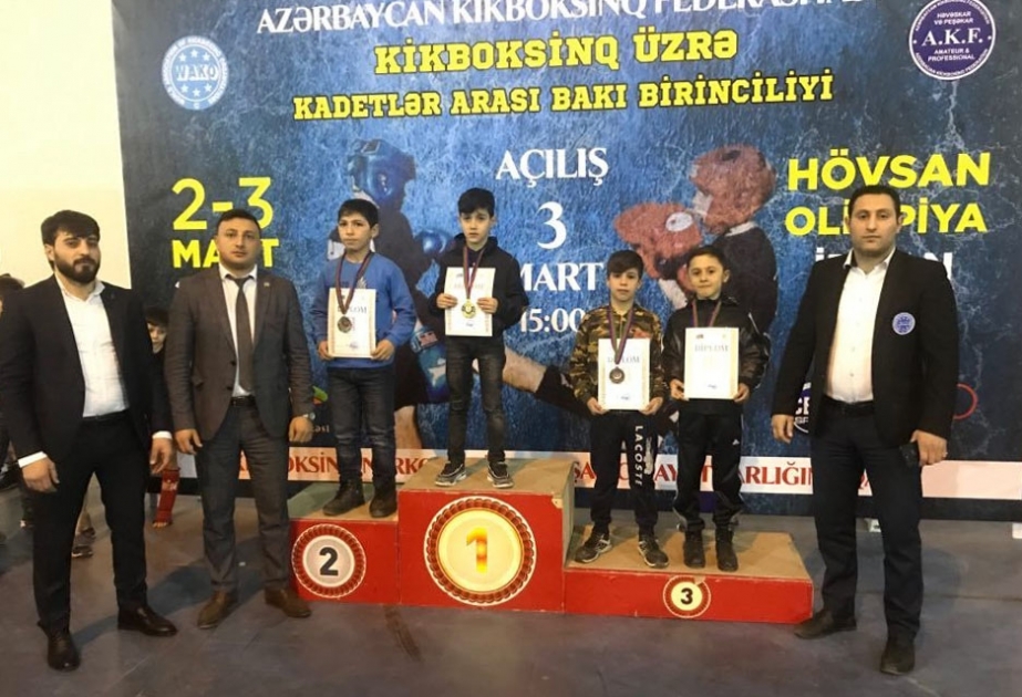 Kikboksinq üzrə Bakı şəhər birinciliyi keçirilib