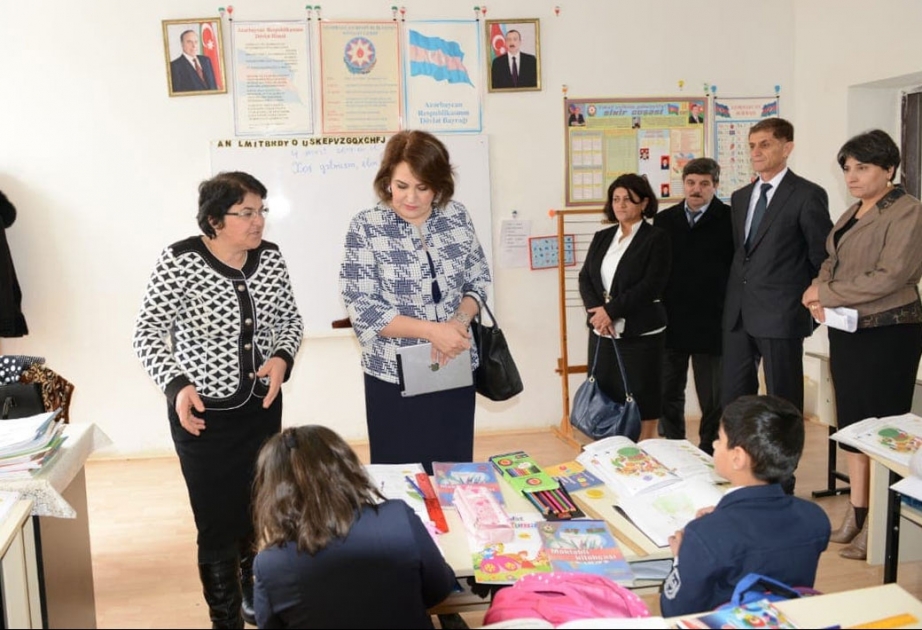 Təhsil nazirinin müavini Lerik məktəblərində dərs prosesini izləyib
