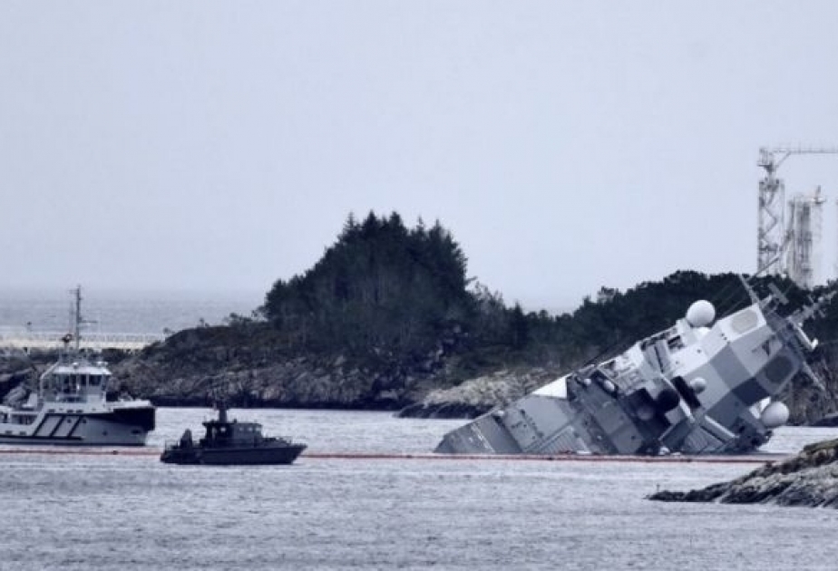 Norveç Hərbi Dəniz Qüvvələri “Helge Ingstad” freqatını sudan çıxara bilib