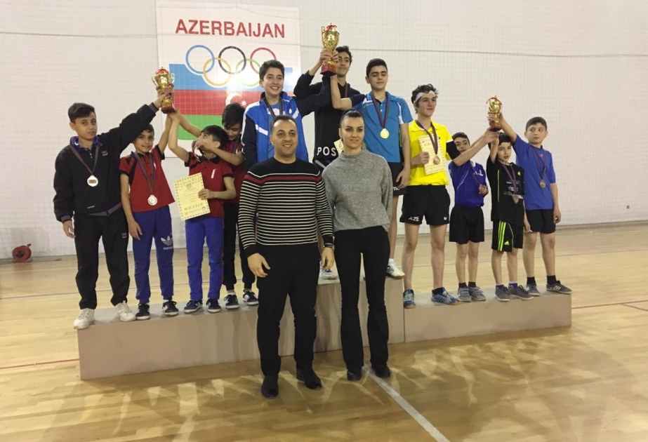 Stolüstü tennis üzrə Azərbaycan birinciliyi başa çatıb