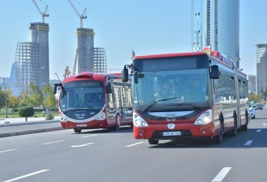 وصول 300 حافلة جديدة إلى باكو ابتداء من يونيو