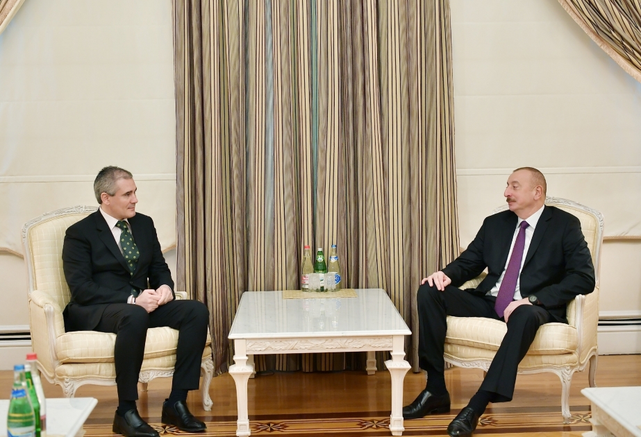 Ilham Aliyev ha recibido al presidente de la delegación italiana en la AP de la OSCE