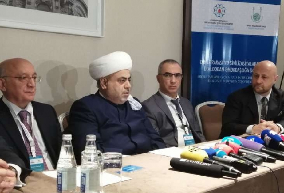 رئيس إدارة مسلمي القوقاز: يخطط اجتماع زعماء الأديان العالمية في أذربيجان في هذا العام