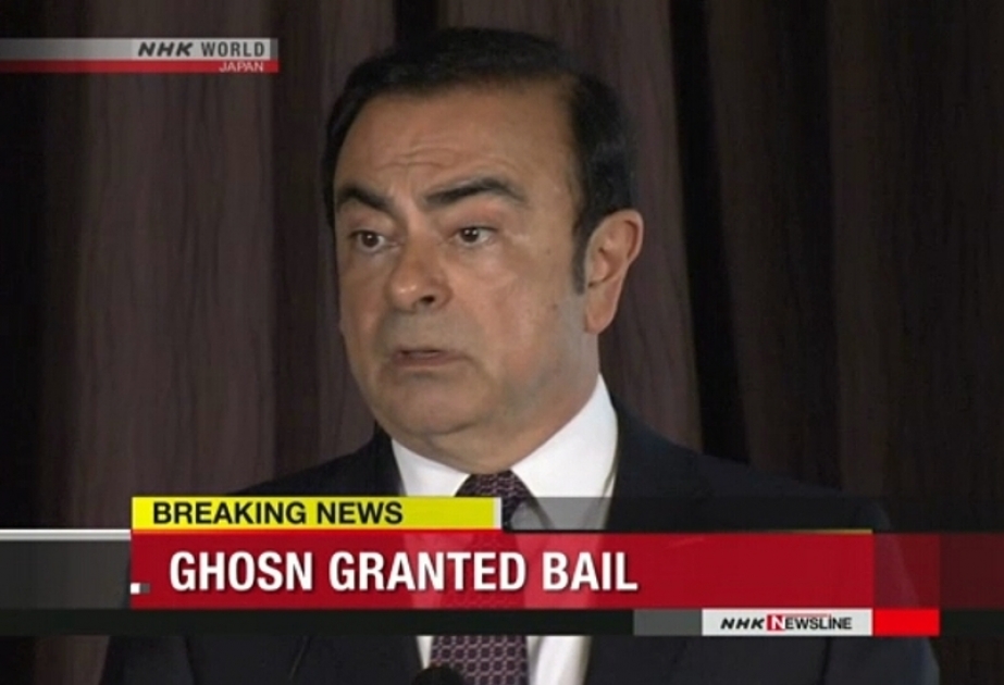 Tokio məhkəməsi Karlos Qonu girov müqabilində azad edib