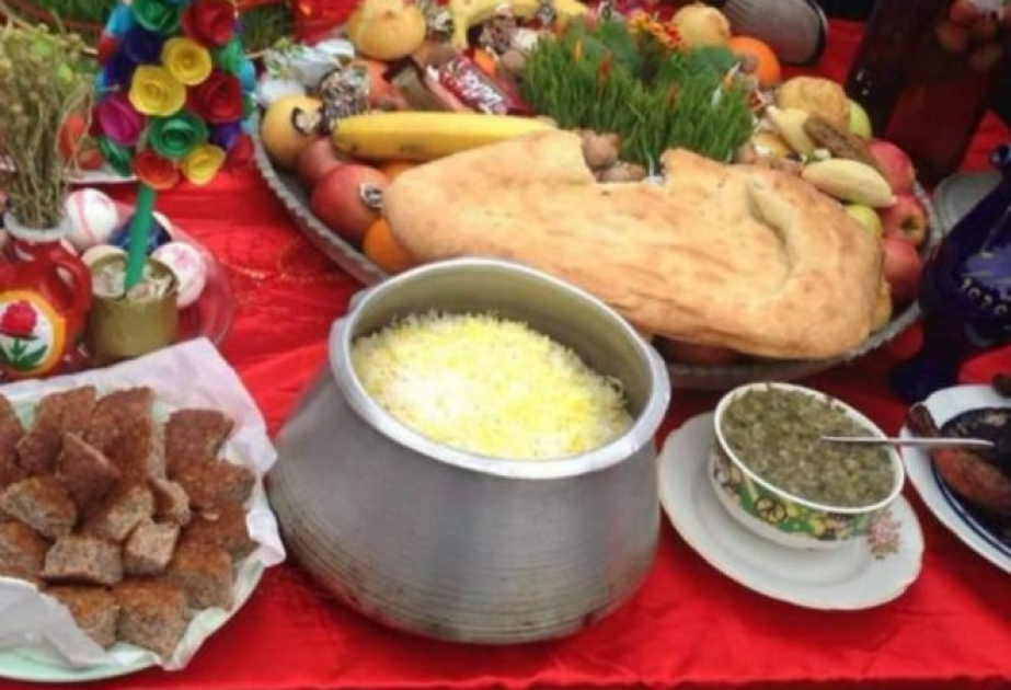 Azerbaiyán en vísperas de la fiesta nacional el Año Nuevo, el equinoccio de primavera