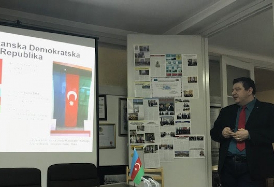 Xorvatiyada Azərbaycan bayrağına həsr olunmuş tədbir keçirilib