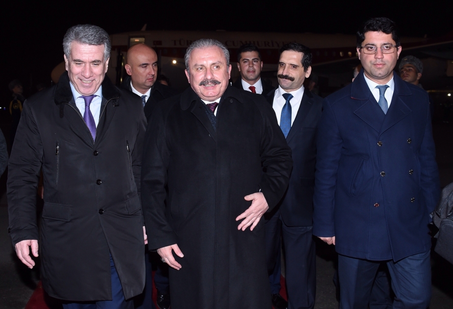 Türkiyə Böyük Millət Məclisinin sədri Azərbaycana səfərə gəlib