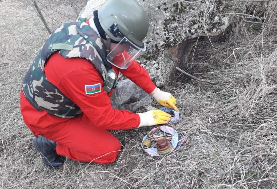 ANAMA tərəfindən Qazaxda partlamamış hərbi sursatlar aşkarlanıb
