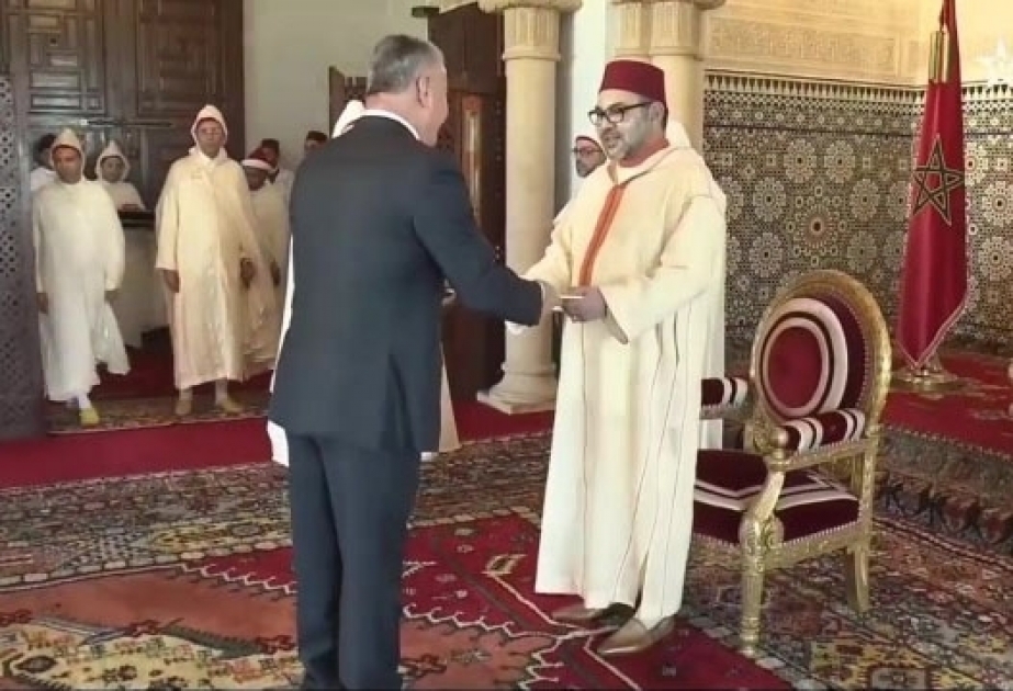阿塞拜疆驻摩洛哥大使向摩洛哥国王递交国书
