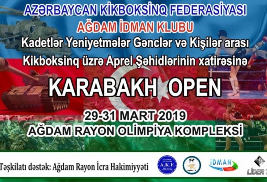 Kikboksinq üzrə “Qarabağ Open” turniri keçiriləcək