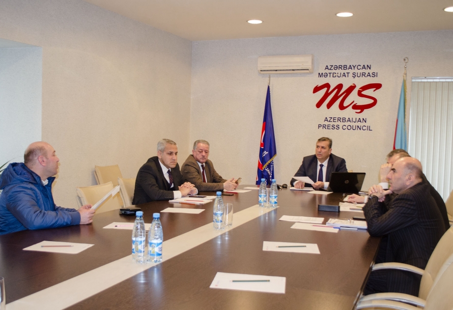 Mətbuat Şurasının şikayətlər üzrə komissiyasının iclası keçirilib