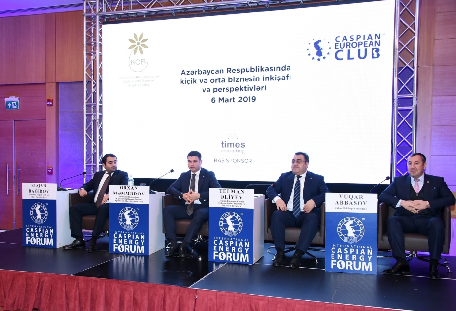 Caspian European Club holds business forum with Small and Medium Business Development Agency