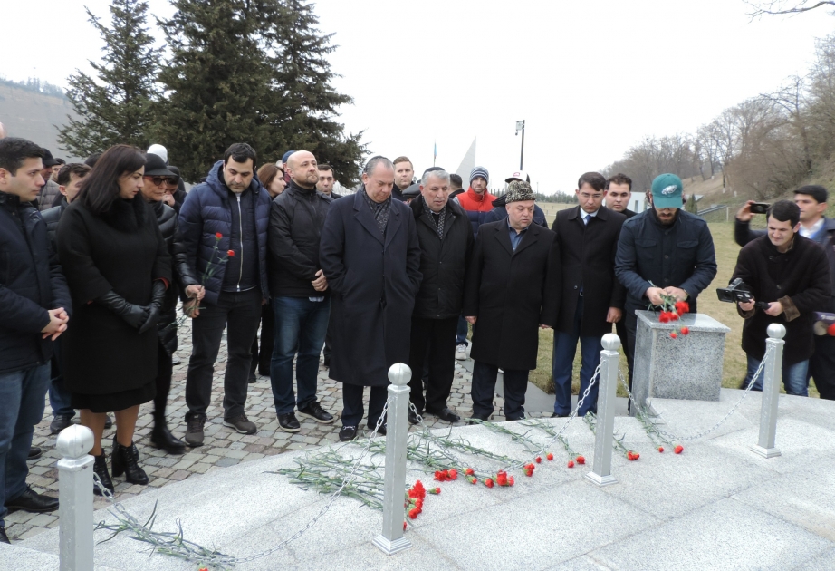ABŞ-ın yəhudi və yevangelist xristian icmasının üzvləri Quba Soyqırımı Memorial Kompleksini ziyarət ediblər VİDEO