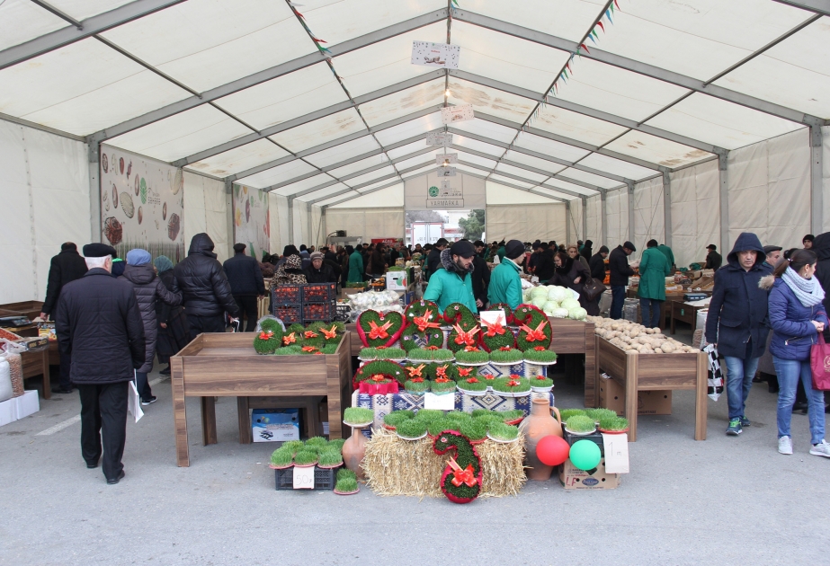 Novruz yarmarkasında məhsullar müxtəlif çeşiddə olmaqla, bazar qiymətindən xeyli ucuzdur