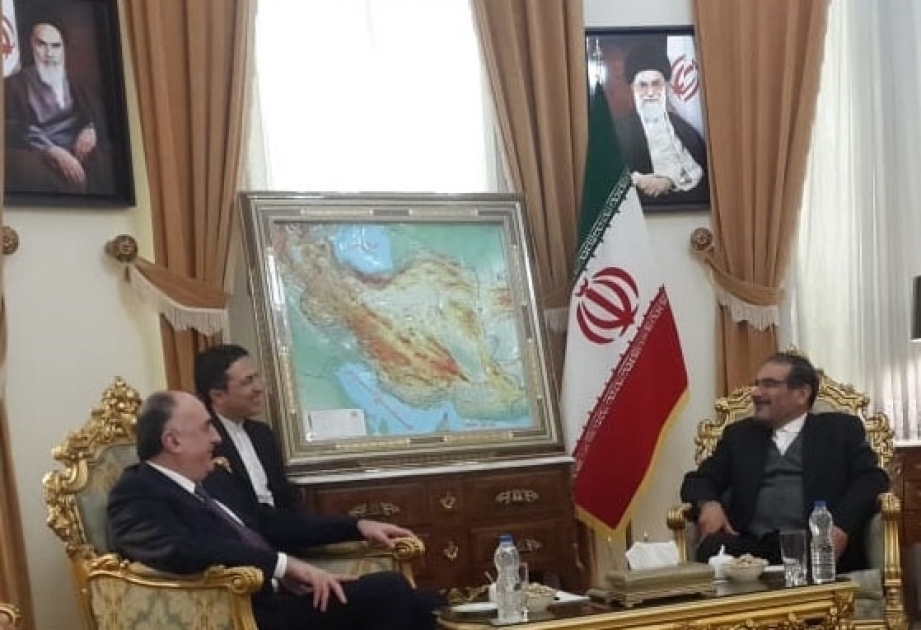 Entretien du chef de la diplomatie azerbaïdjanaise avec le secrétaire du Conseil suprême de sécurité nationale de l’Iran