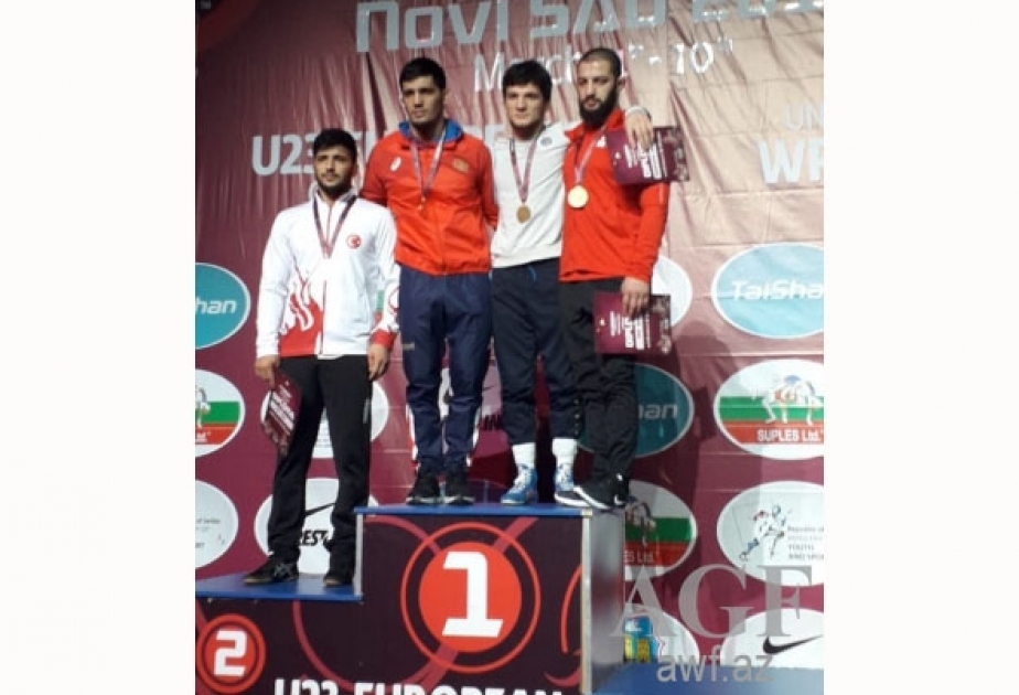 Sərbəst güləşçilərimiz Avropa çempionatını 4 medalla başa vurublar