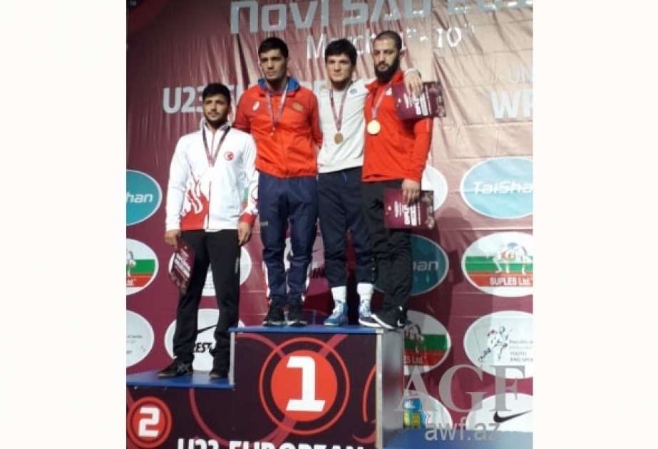 L’équipe d’Azerbaïdjan a remporté 4 médailles aux Championnats d'Europe de lutte