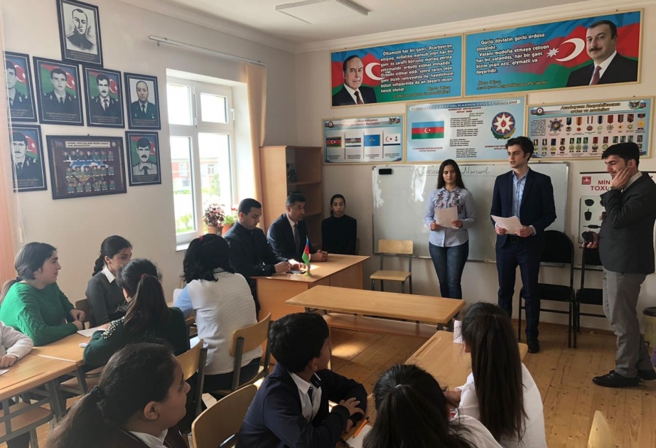 Cocuq Mərcanlı məktəbliləri Çin haqqında biliklərini sınayıblar