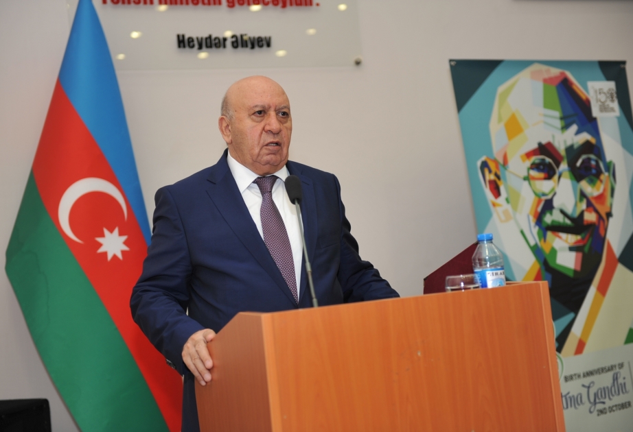 Bakı Mühəndislik Universitetində Mahatma Qandinin anadan olmasının 150-ci ildönümü qeyd edilib