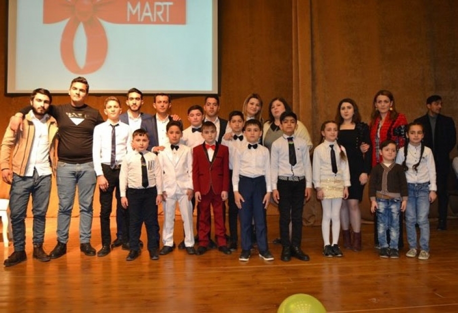 Qızıldaş qəsəbə Mədəniyyət evində konsert təşkil edilib