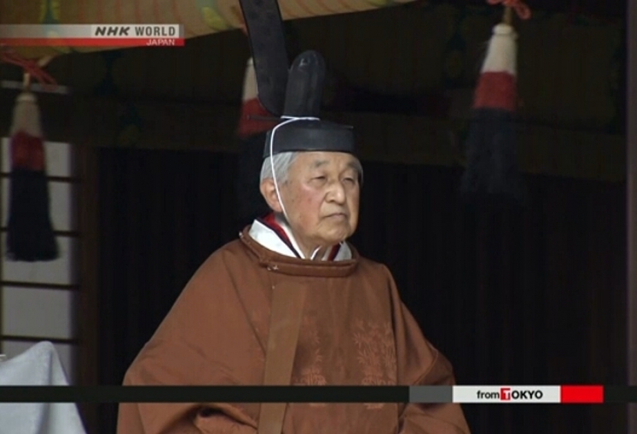 Yaponiya İmperatoru Akihito taxtdan imtina ilə bağlı ayinlərin icrasına başlayıb