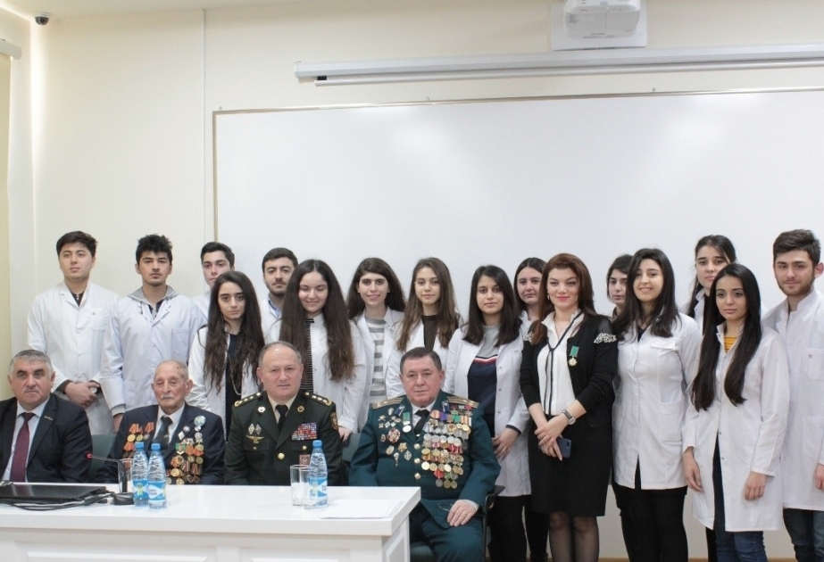 Müharibə veteranları İ.M.Seçenov adına Birinci Moskva Dövlət Tibb Universitetinin Bakı filialında olublar