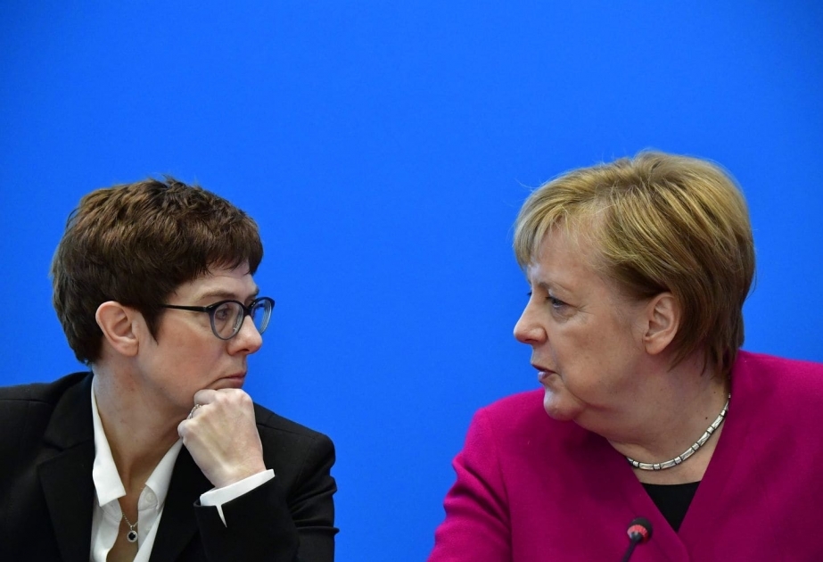 Berlinin mövqeyini Angela Merkel deyil, Anneqret Kramp-Karrenbauer açıqlayıb