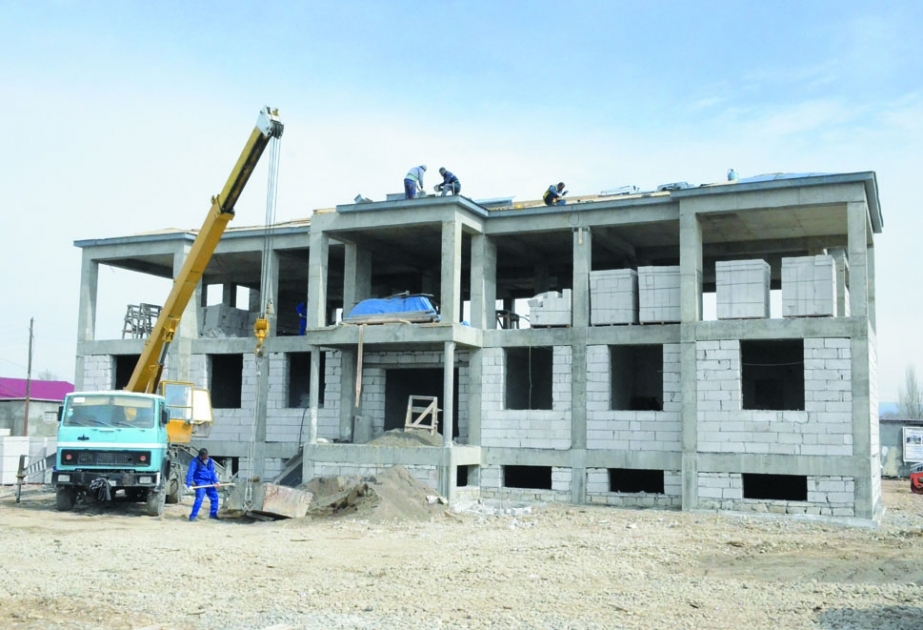 Babək rayonunda Baytarlıq İdarəsi üçün yeni bina inşa olunur