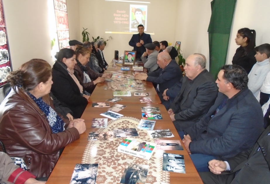 Ağdamda şəhid Samir Abdinovun xatirəsi anılıb