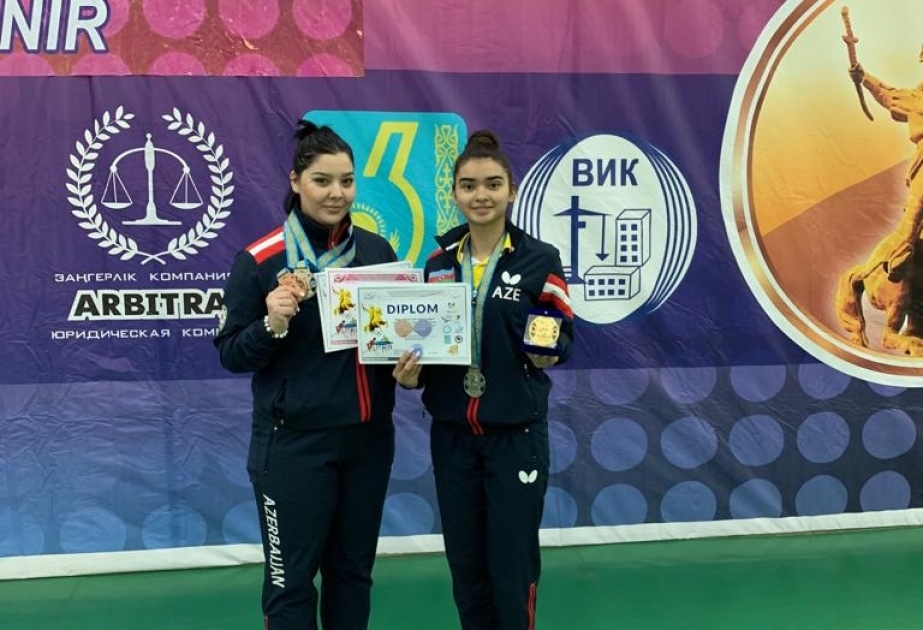 Stolüstü tennisçilərimiz Qazaxıstanda keçirilən beynəlxalq turnirdə iki medal qazanıblar