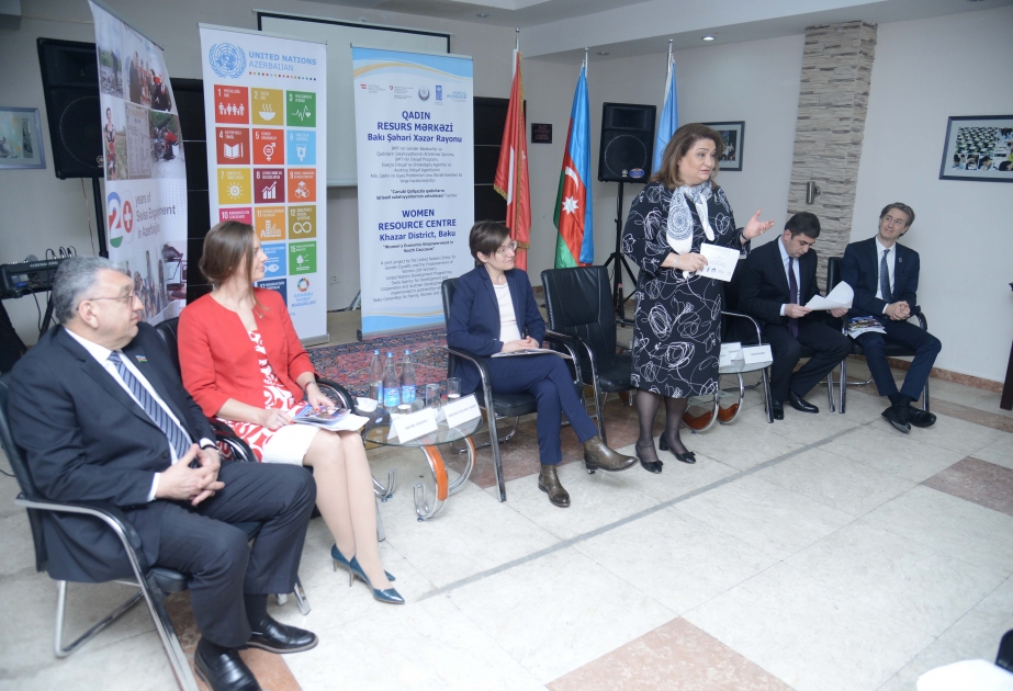 Bakının Xəzər rayonunda Qadın Resurs Mərkəzi açılıb