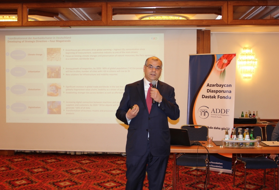 Almaniya Azərbaycanlıları Koordinasiya Şurasının təşkilatçılığı ilə toplantı keçirilib