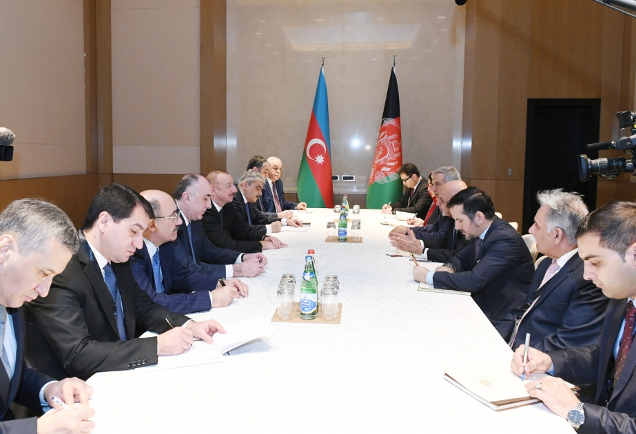 Президент Азербайджана Ильхам Алиев встретился с Президентом Афганистана Мохаммедом Ашрафом Гани  ОБНОВЛЕНО ВИДЕО