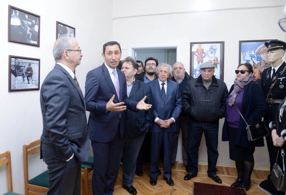 Görkəmli kinorejissor Tofiq Tağızadənin yaradıcılıq otağının açılışı olub