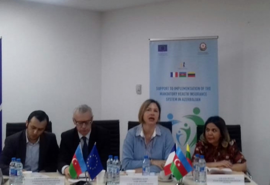 “Azərbaycanda icbari tibbi sığorta sisteminin tətbiqinə dəstək” tvinninq layihəsinin təqdimatı olub