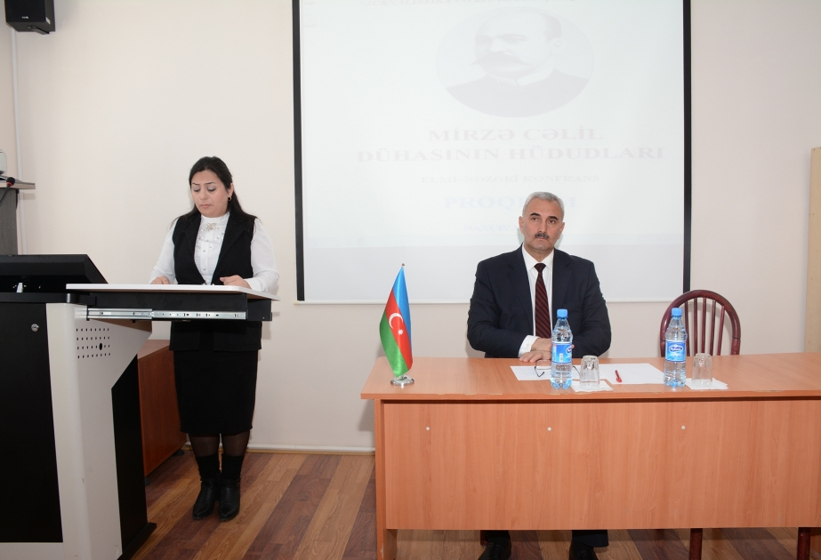 Naxçıvan Dövlət Universitetində Cəlil Məmmədquluzadənin 150 illik yubileyi qeyd edilib