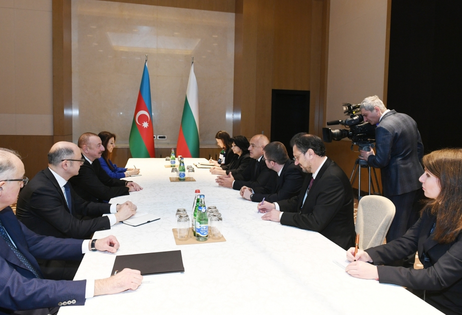 President Ilham Aliyev met with Bulgarian prime minister VIDEO