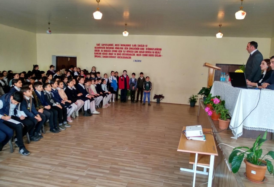 Balakən və Gəncə məktəbliləri ilə “Sağlam məktəbli” layihəsi çərçivəsində görüş keçirilib