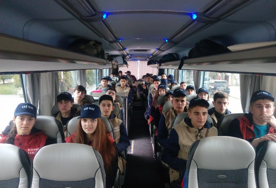 Şimal rayonlarından olan 120 məktəbli Lənkəran-Masallı-Astara marşrutu üzrə ekskursiyaya yola salınıb