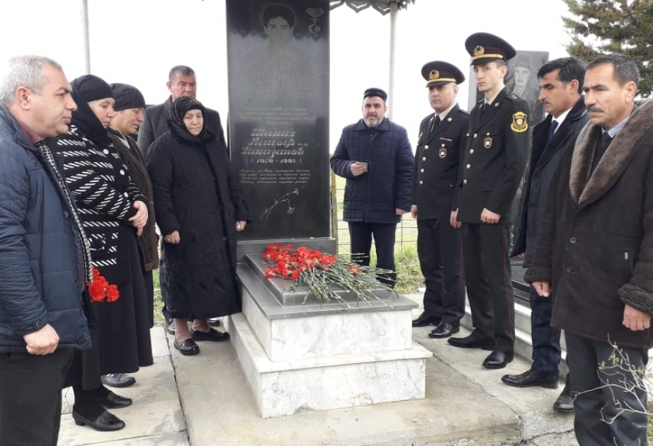 Ağsuda Milli Qəhrəman Şamil Ramazanovun xatirəsi anılıb