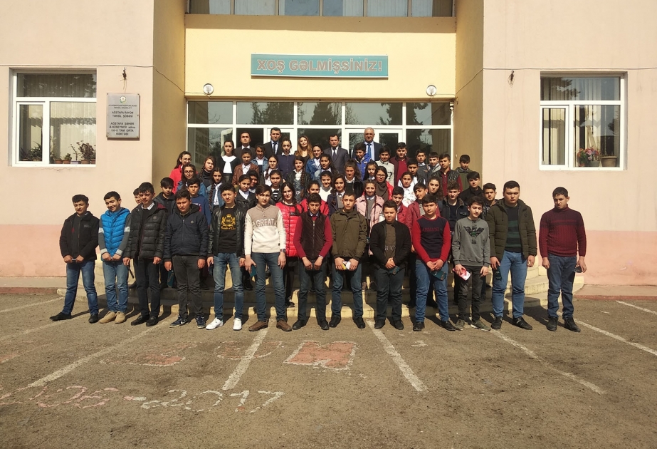 Bakı və Ağstafa məktəbliləri ilə “Sağlam məktəbli” layihəsi çərçivəsində görüş keçirilib