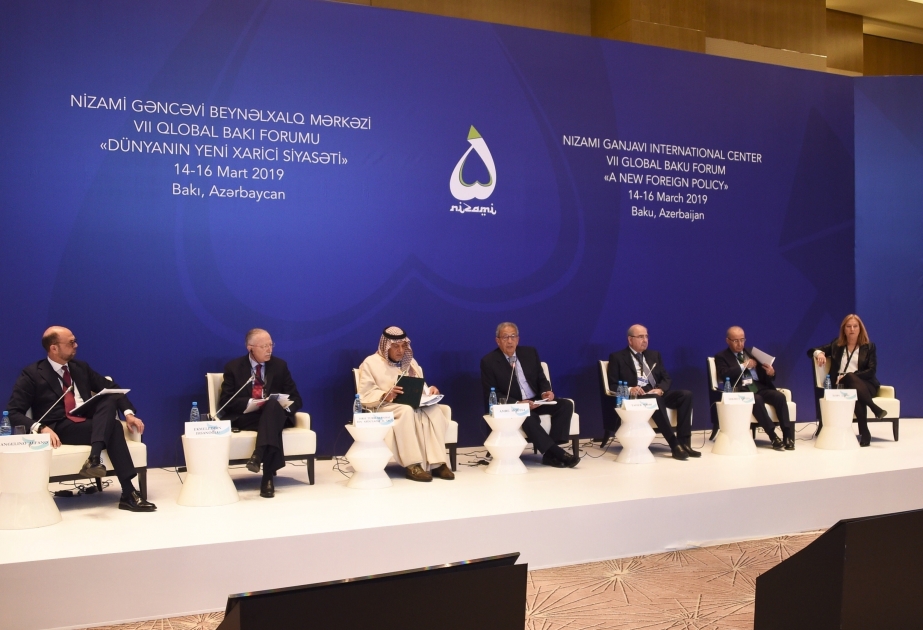 “Paz y seguridad en Oriente Medio” es el tema de la sesión de panel del VII Foro Global de Bakú hoy