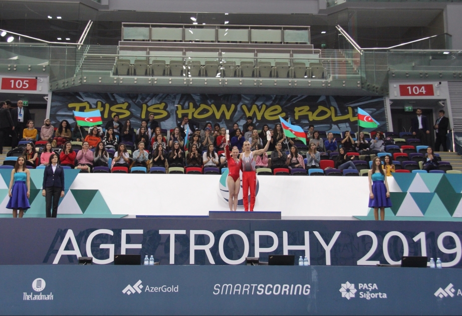 ABŞ və Gürcüstan gimnastlarına ənənəvi “AGF Trophy” kuboku təqdim edilib