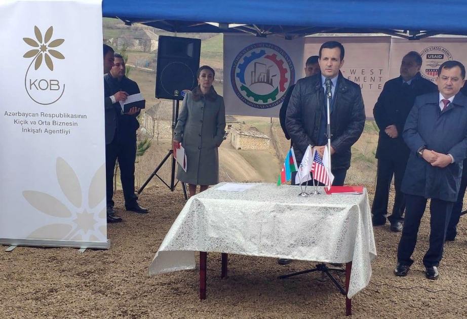 Qazax rayonunda yem emalı müəssisəsi istifadəyə verilib